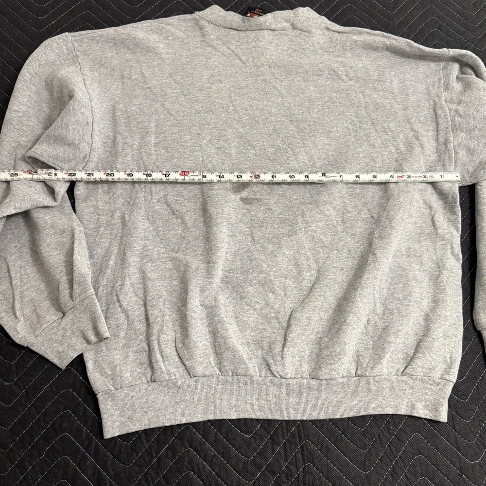 Vintage TSI Y2K Who Needs Hair With A Body Like This Sweatshirt Mens Large‎ Gray